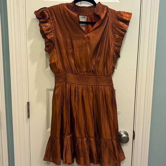Rust Colored Dress - Picture 3 of 4